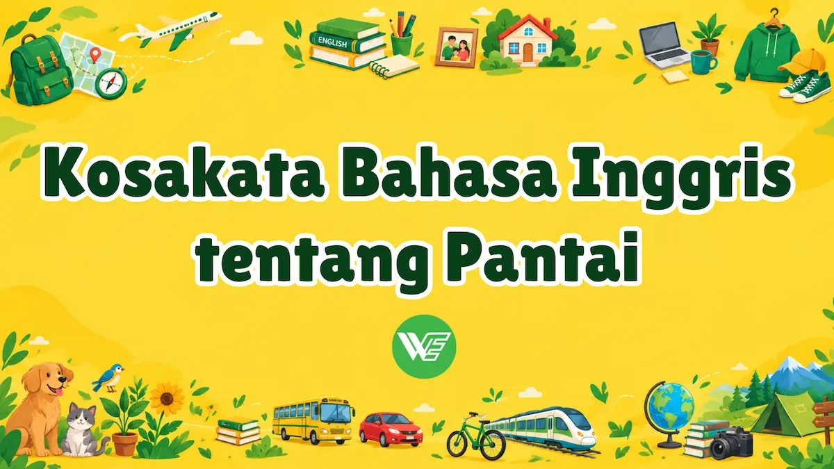 Kosakata Bahasa Inggris tentang Pantai