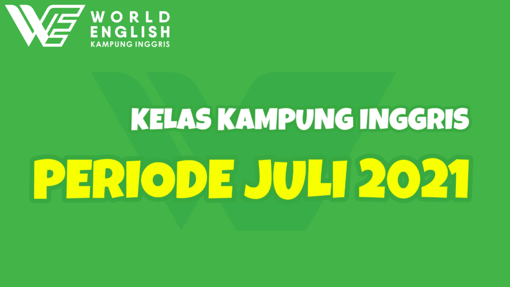 kelas kampung inggris pare periode juli 2021