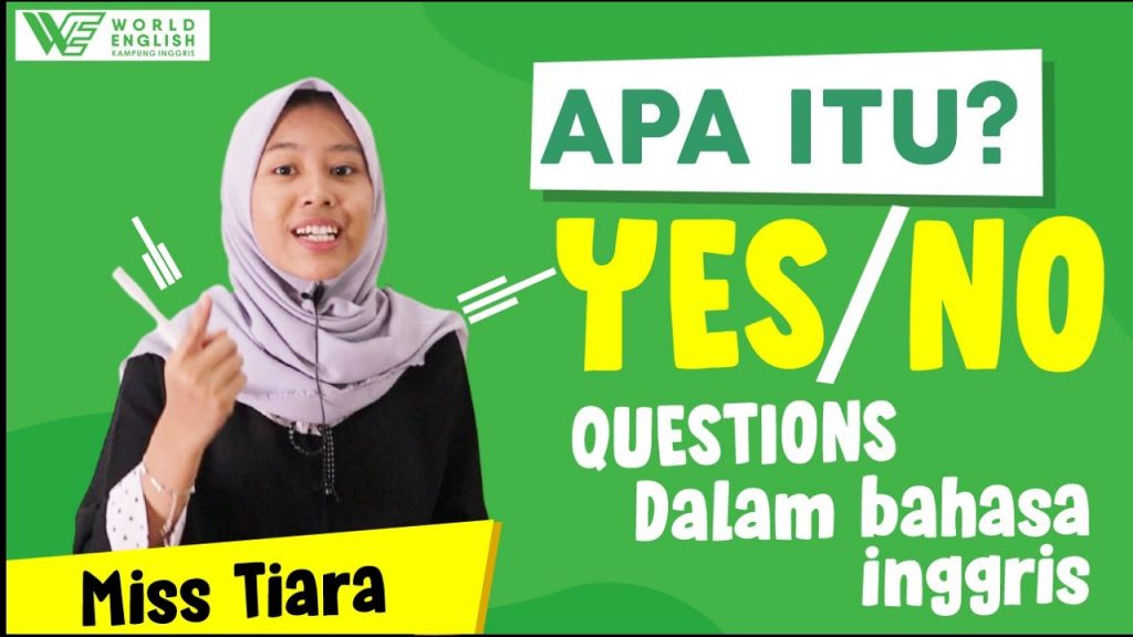 contoh yes no question