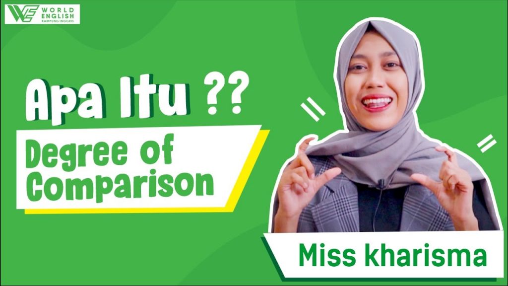 contoh kalimat degree of comparison