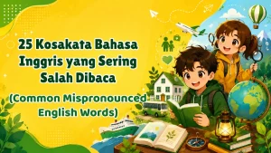 25 Kosakata Bahasa Inggris yang Sering Salah Dibaca