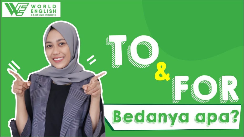 contoh kalimat to dan for