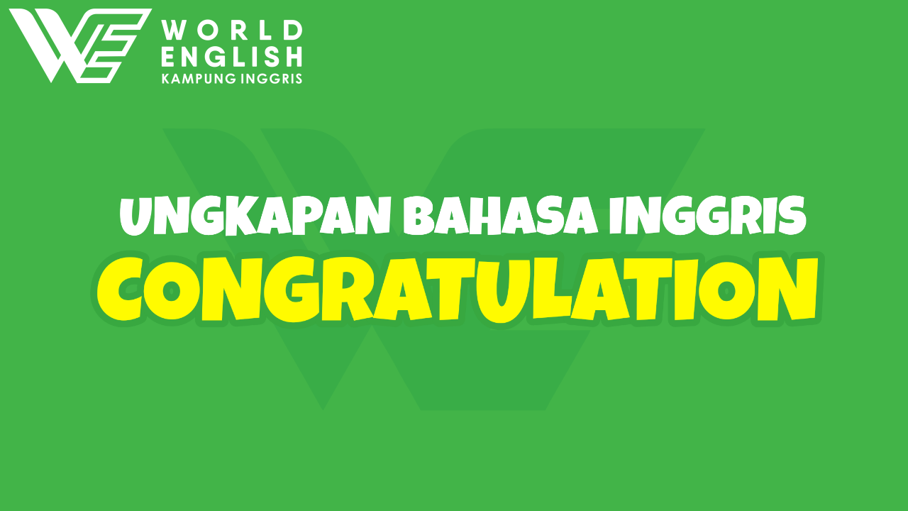 contoh kalimat ucapan congratulation