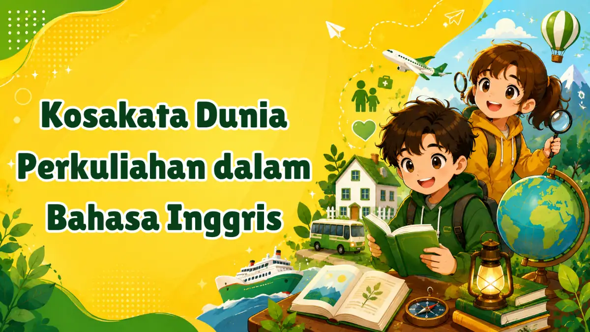 kosakata bahasa inggris di kampus