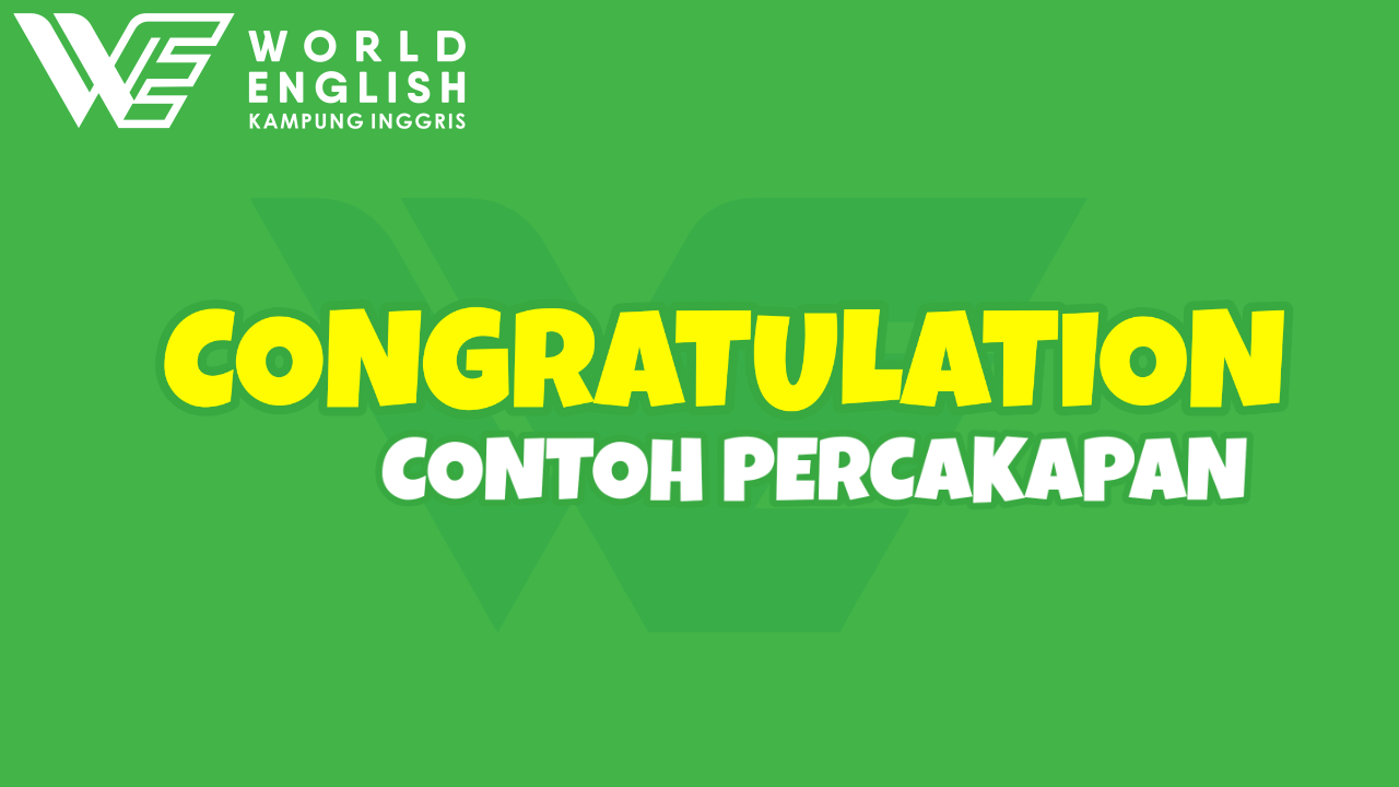 percakapan bahasa inggris congratulation