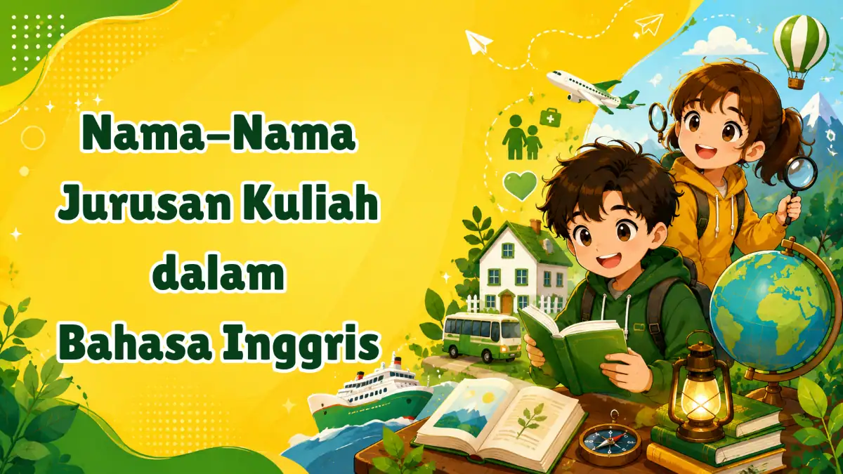 bahasa inggris jurusan kuliah