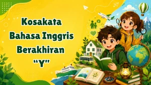 kosakata bahasa inggris berakhiran Y
