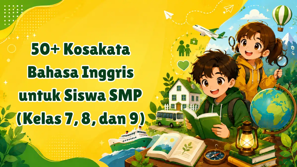 Kosakata Bahasa Inggris untuk Siswa SMP