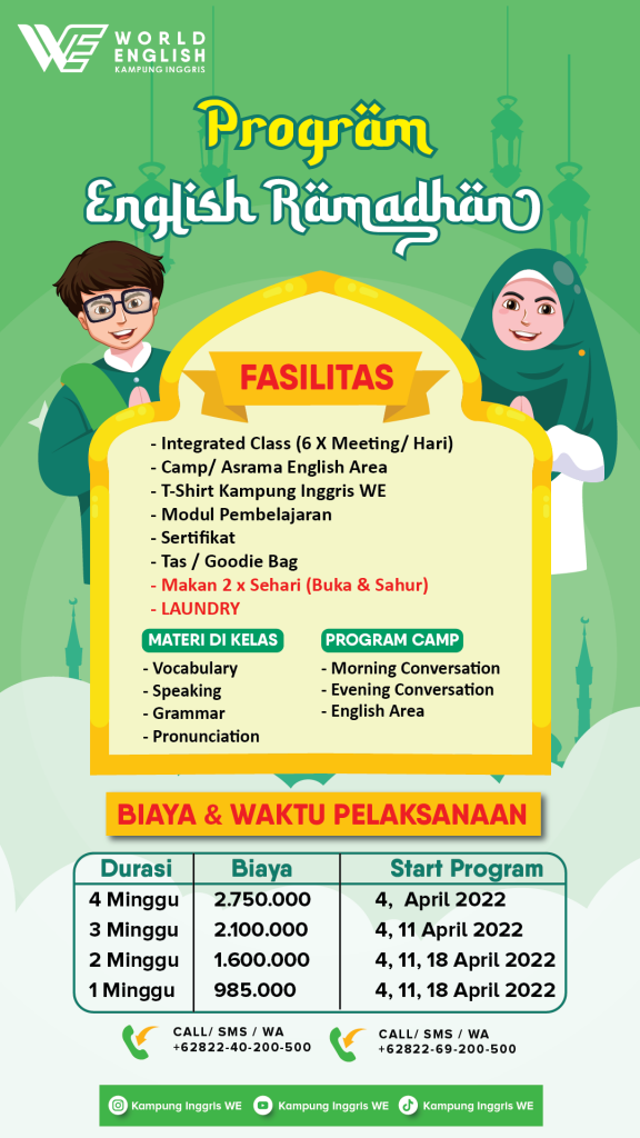 kampung inggris we English Ramadhan