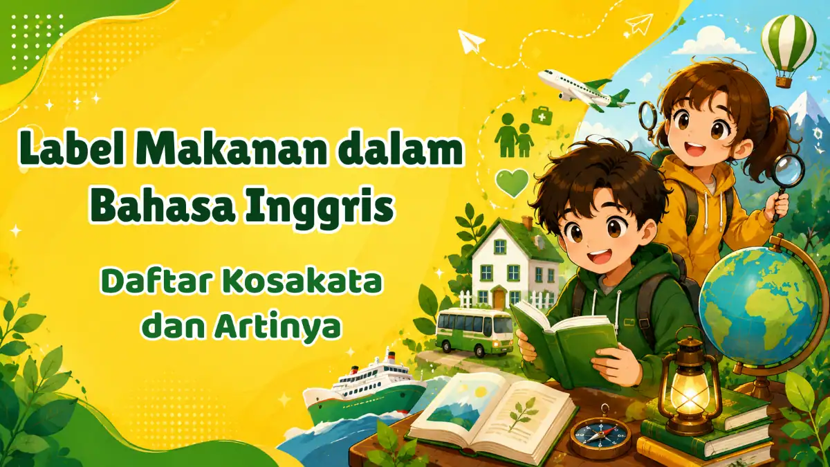 Label Makanan dalam Bahasa Inggris
