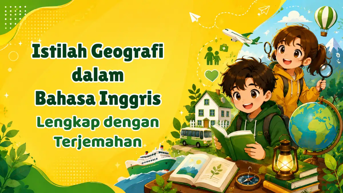 isitlah geografi dalam bahasa inggris