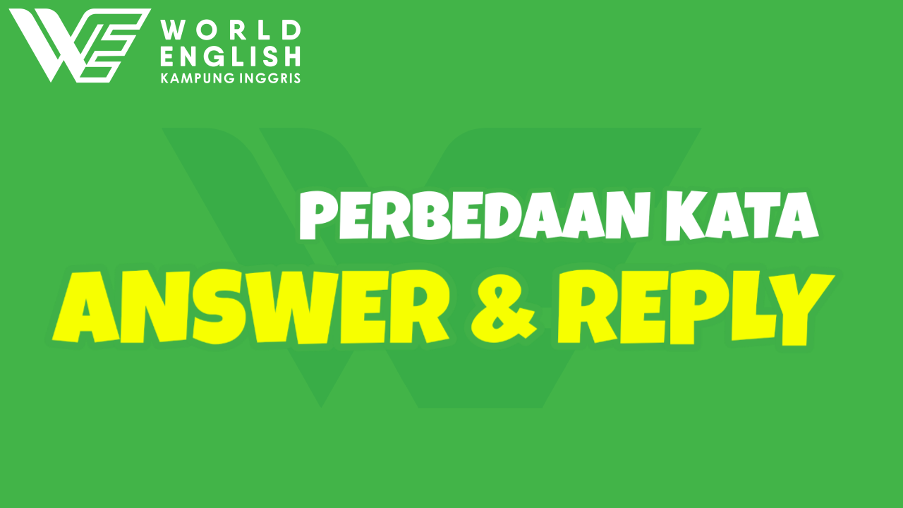 perbedaan answer dan reply