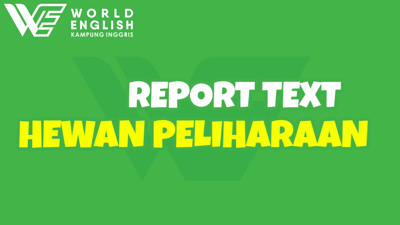 report text hewan peliharaan