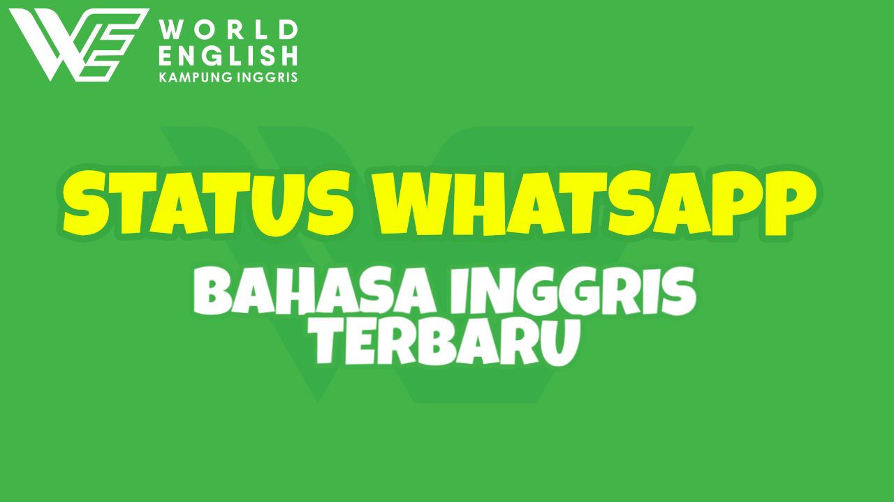 status whatsapp bahasa inggris