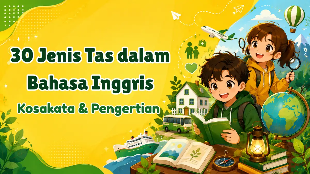 Jenis Tas dalam Bahasa Inggris