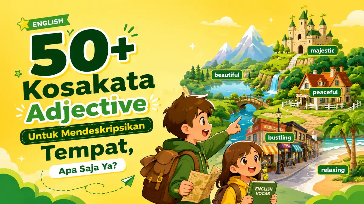 adjective untuk mendeskripsikan tempat