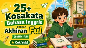 kosakata bahasa inggris dengan akhiran ful