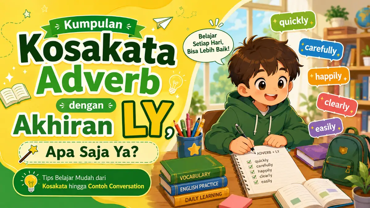kosakata akhiran ly dalam bahasa inggris