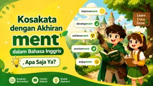 kosakata dengan akhiran ment