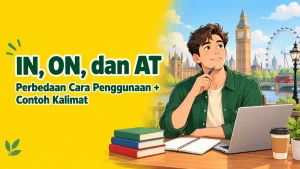 perbedaan in on dan at