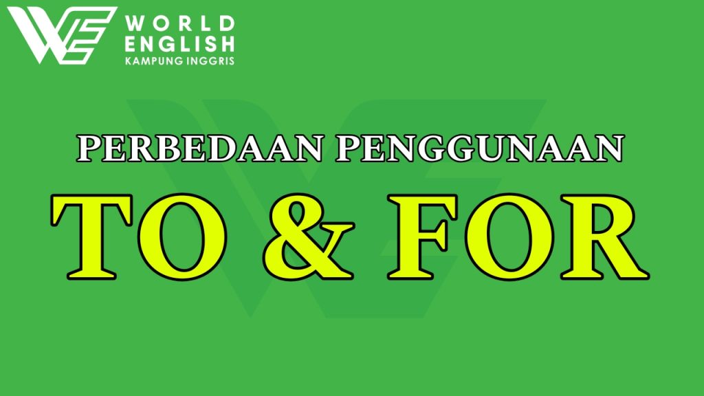 penggunaan fungsi to dan for