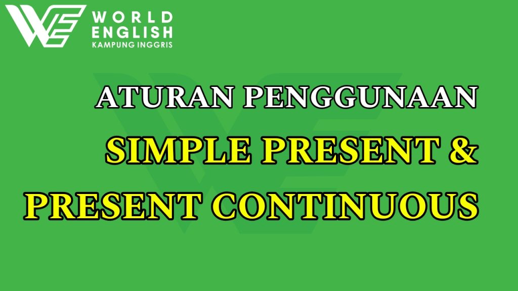 simple present dan present continuous
