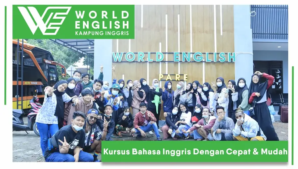 Peserta didik Kampung Inggris Pare Kediri di World English
