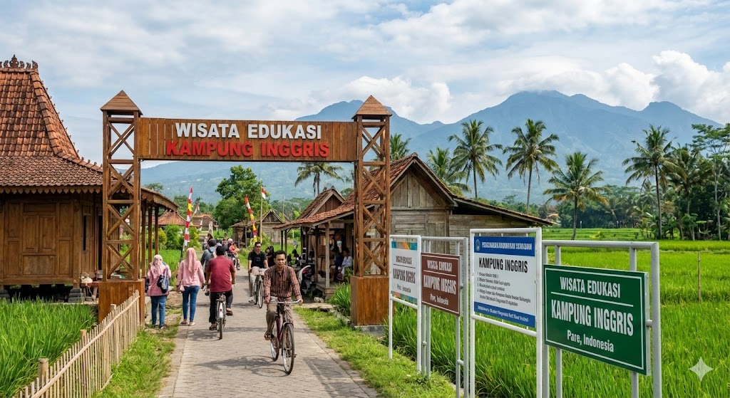 wisata dekat kampung inggris pare