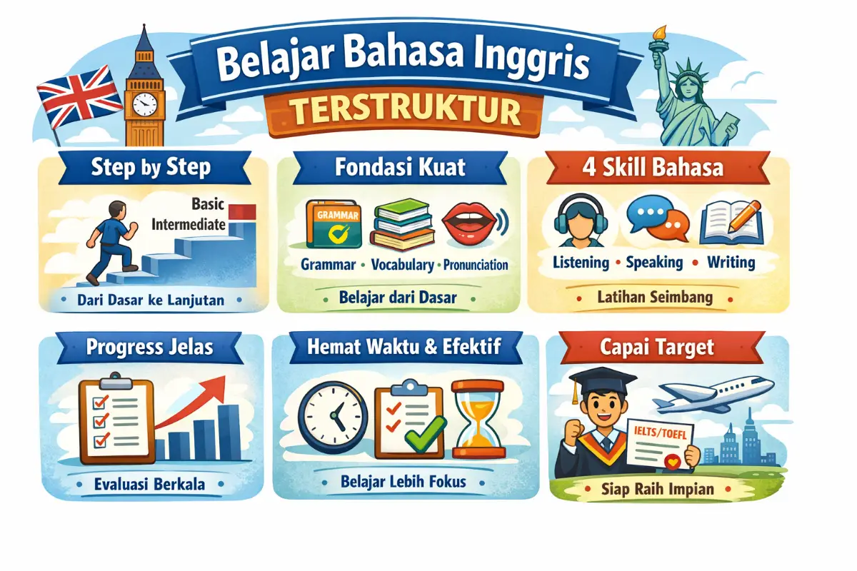 belajar bahasa inggris terstruktur