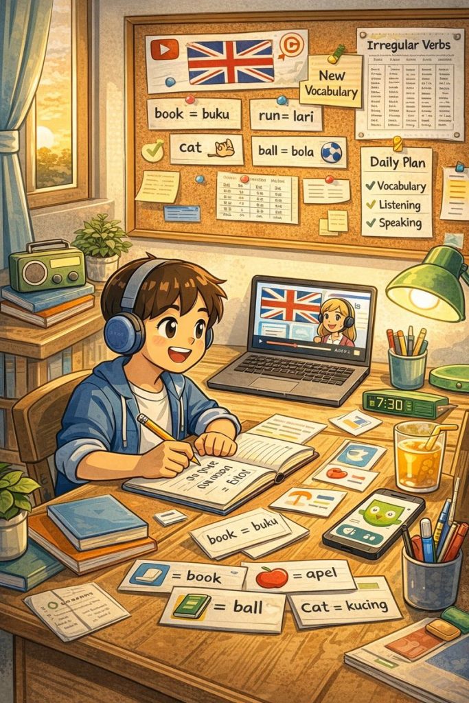 cara belajar bahasa inggris