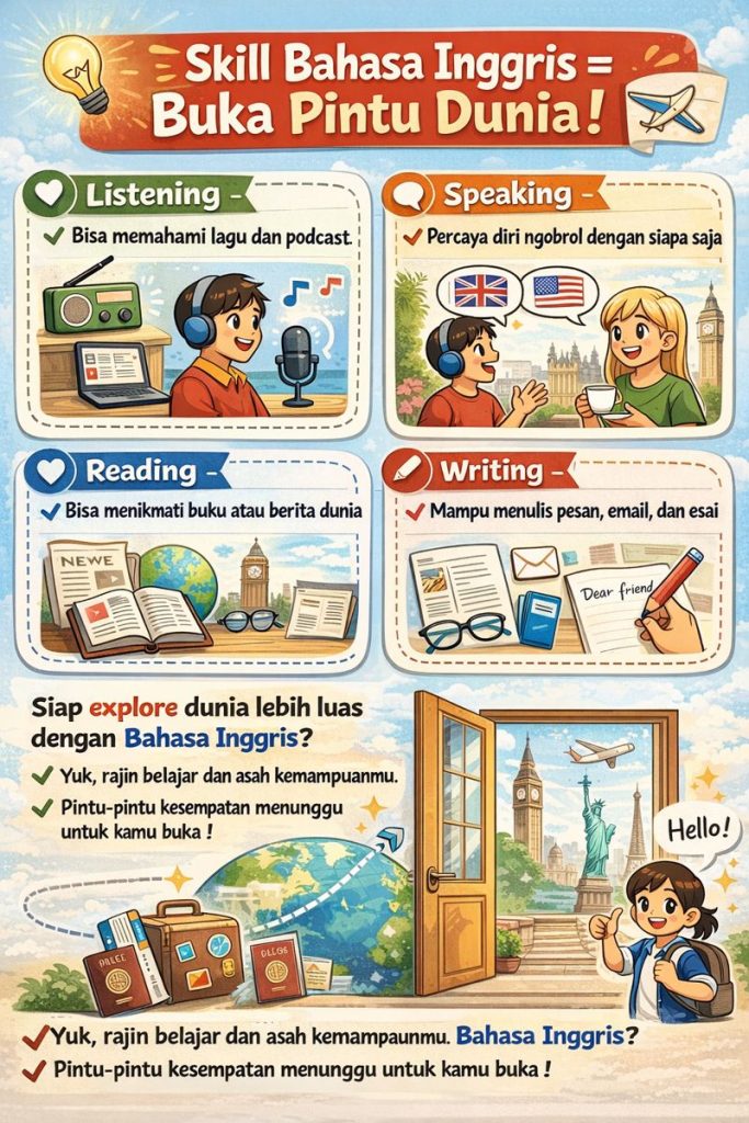 cara meningkatkan skill bahasa inggris