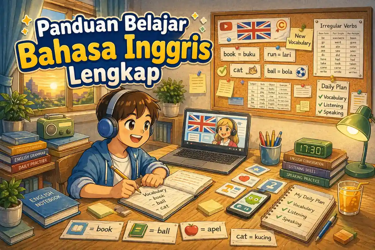 panduan belajar bahasa inggris lengkap