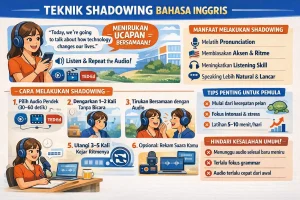 teknik shadowing bahasa inggris
