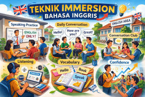 teknik immersion bahasa inggris