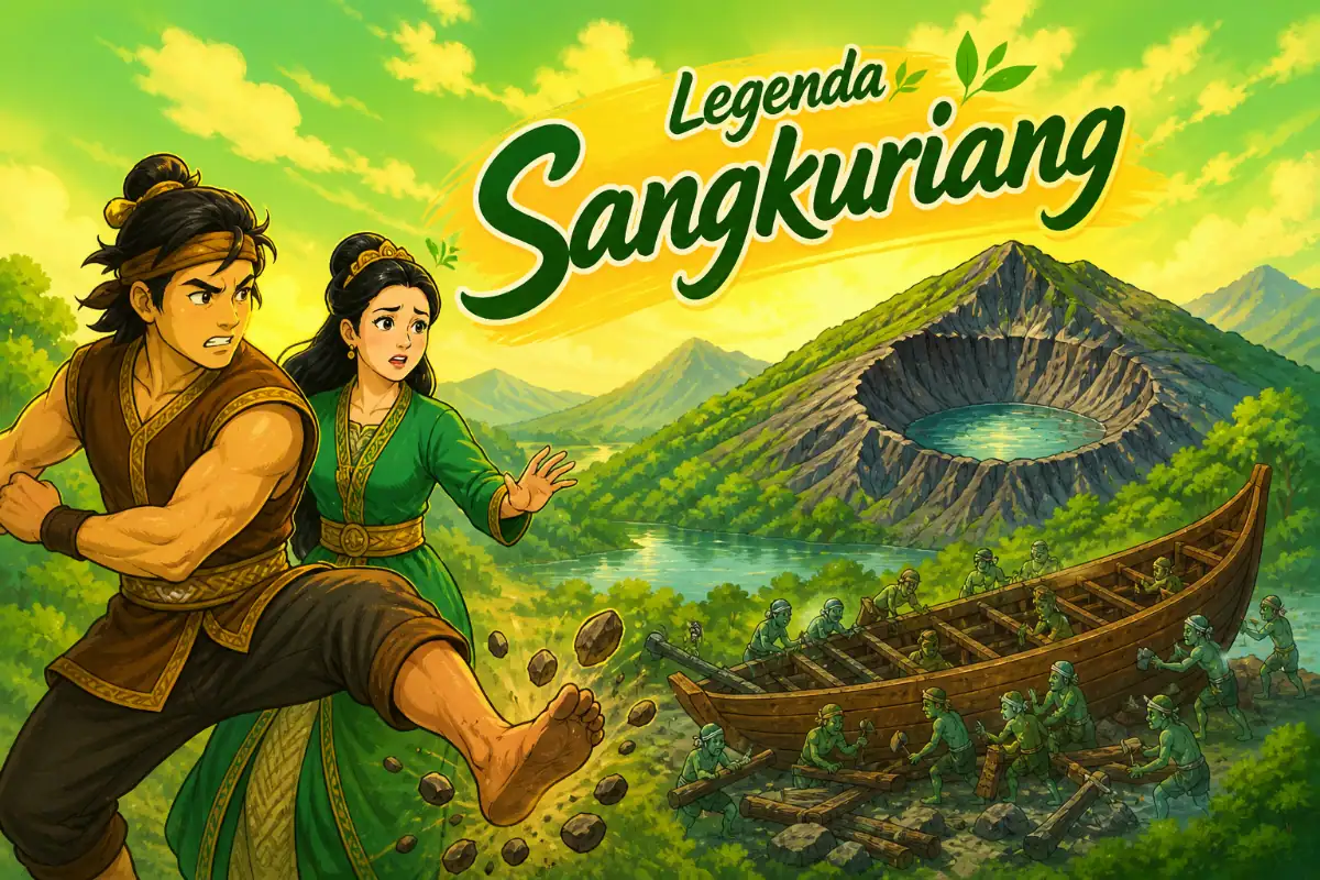 cerita sangkuriang dalam bahasa Inggris