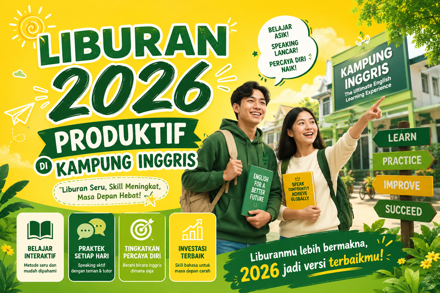 liburan 2026 produktif di kampung inggris
