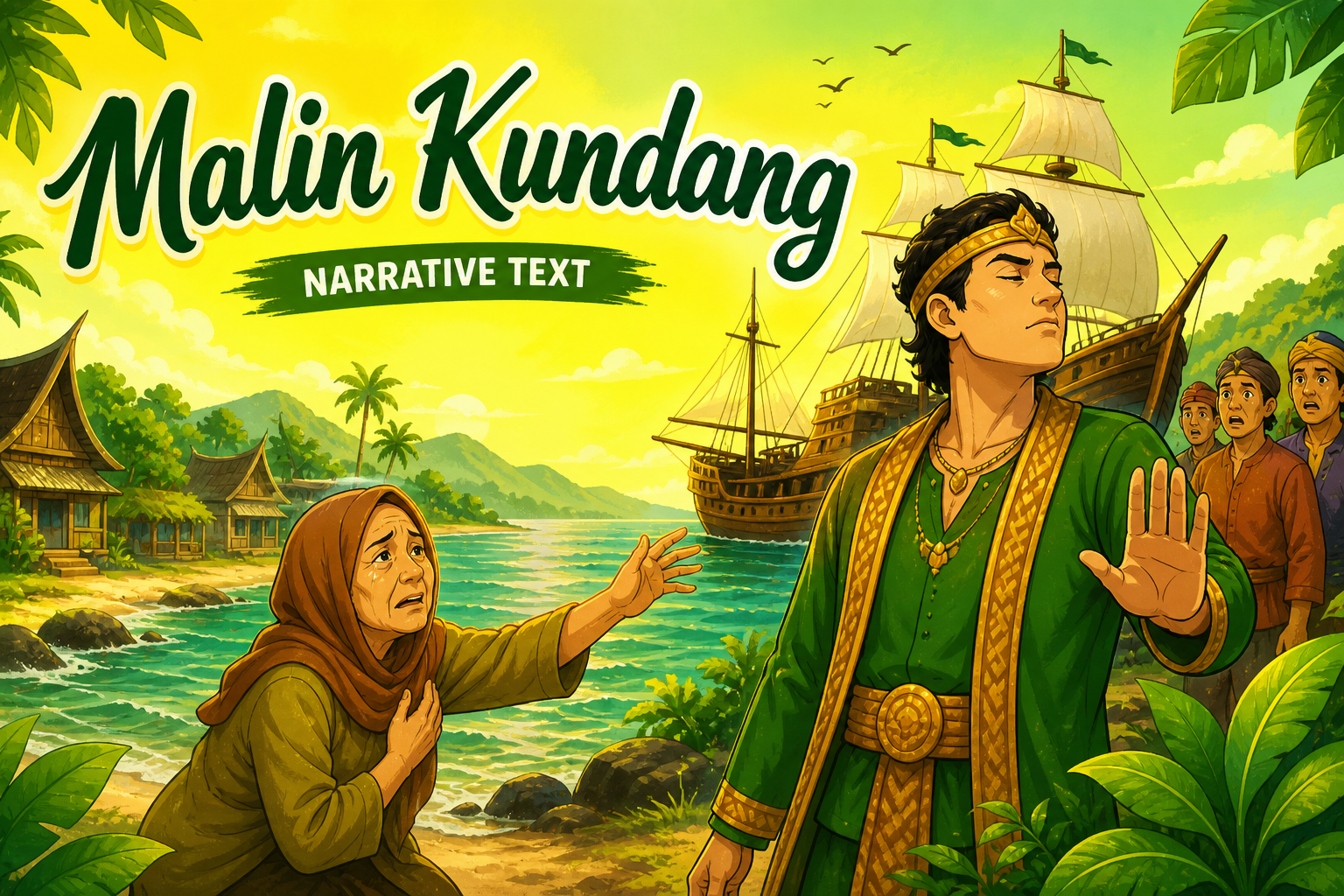 narrative text malin kundang