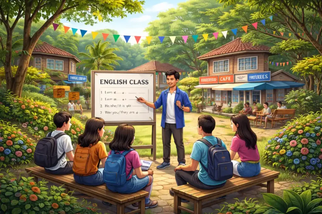 belajar di kampung inggris pare kediri
