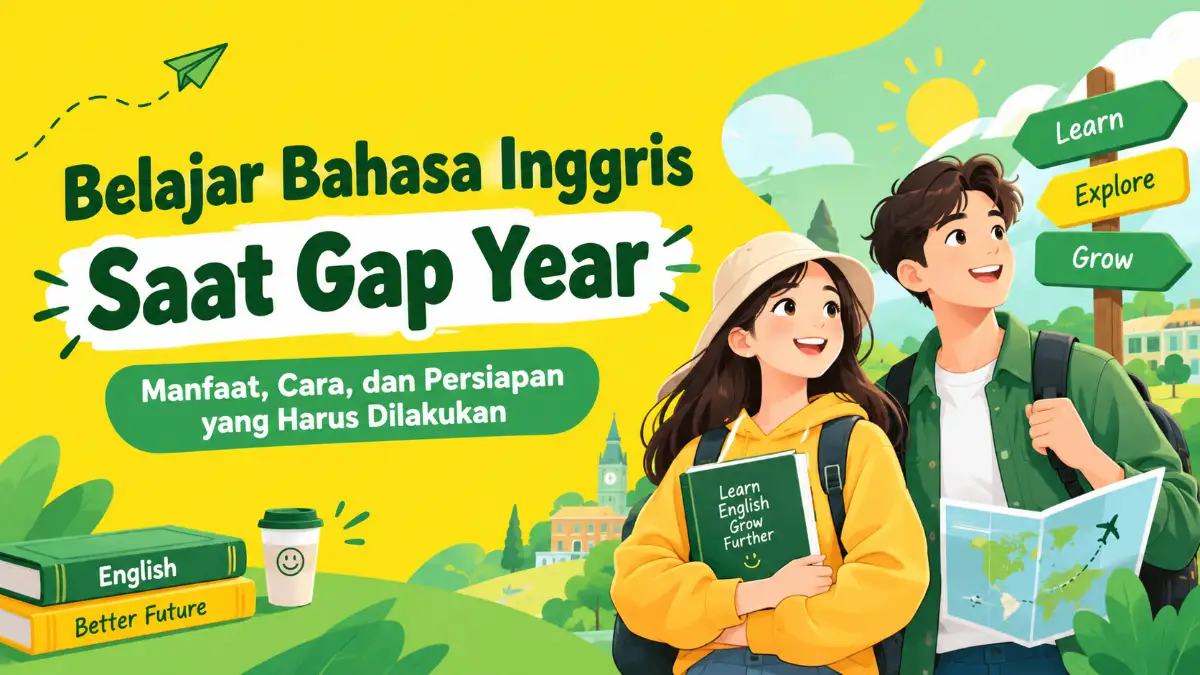 belajar bahasa inggris saat gap year