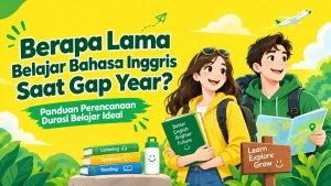 berapa lama belajar bahasa Inggris saat gap year